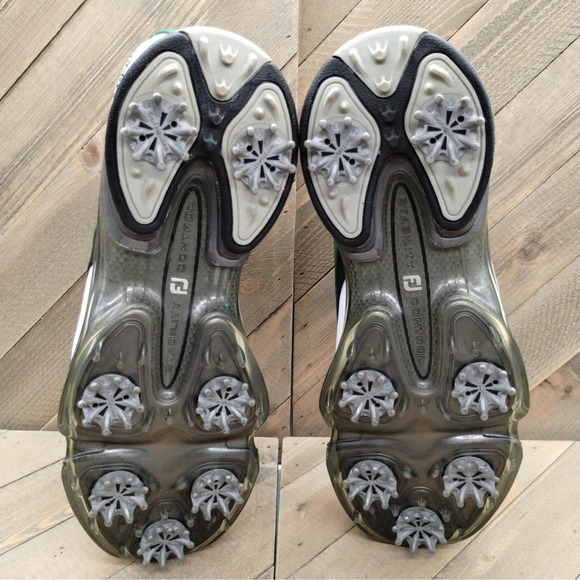 Footjoy Dryjoys North Texas Mean Green Theme Golf Shoes Womens Size‎ 7 M Green - Picture 8 of 10